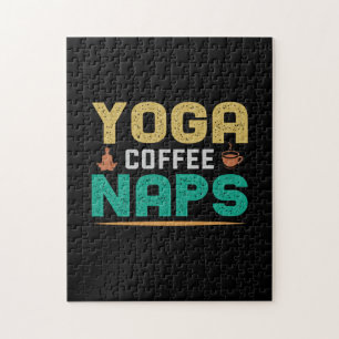 Yoga Lover Yoga Coffee Nickerchen Puzzle