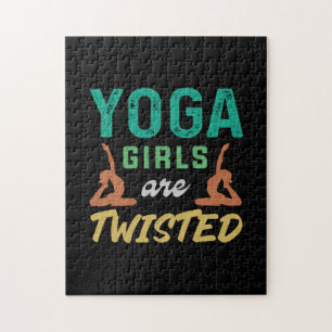 Yoga Lover Yoga Girls sind geflechtet Puzzle