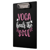 Yoga Lover | Yoga heilt das Soul Klemmbrett (Links)