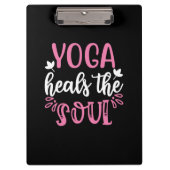 Yoga Lover | Yoga heilt das Soul Klemmbrett (Vorderseite)
