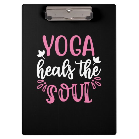 Yoga Lover | Yoga heilt das Soul Klemmbrett (Vorderseite)