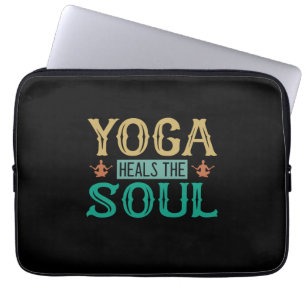 Yoga Lover Yoga heilt das Soul Laptopschutzhülle