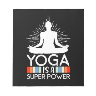 Yoga Lover Yoga ist ein Super-Power Notizblock