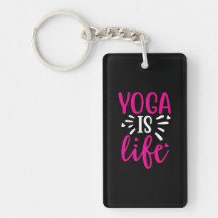 Yoga Lover Yoga ist Leben Schlüsselanhänger