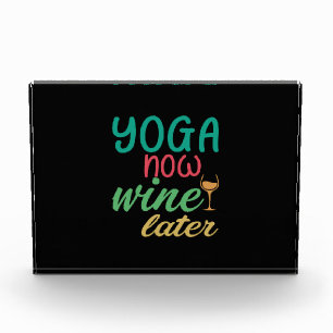 Yoga Lover   Yoga Jetzt Wein später Fotoblock