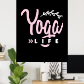 Yoga Lover | Yoga Life Poster (Heimbüro)