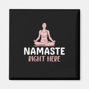 Yoga Lover Yoga Namaste hier Magnet