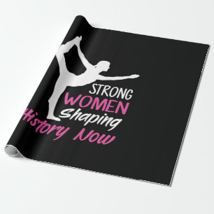 Yoga Lover Yoga Strong Woman Geschenkpapier