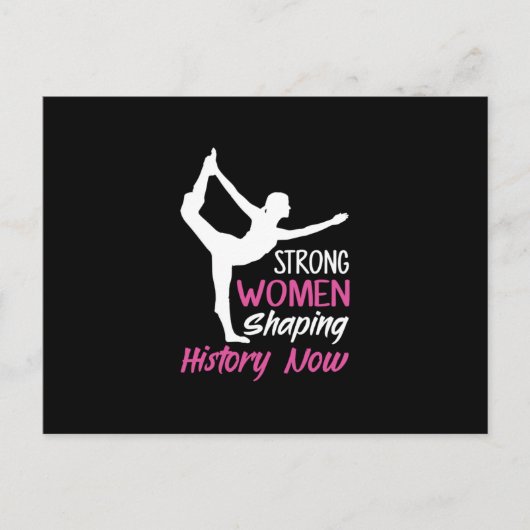 Yoga Lover | Yoga Strong Woman Postkarte (Vorderseite)