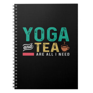 Yoga Lover Yoga und Tee sind alles, was ich brau Notizblock