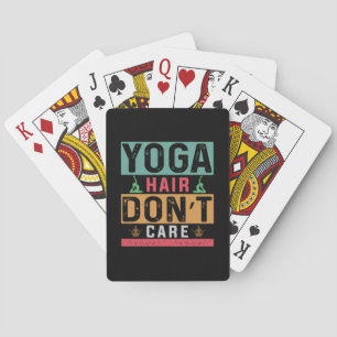 Yoga Lover Yogahaare sind nicht wichtig Spielkarten