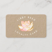 Yoga Loyalität 10 Besuch Visitenkarte (Vorderseite)