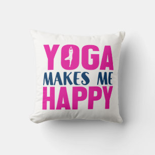 Yoga macht mich glücklich      kissen