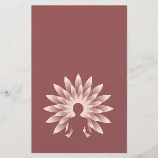 Yoga-Mädchen Flyer (Vorne)