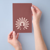Yoga-Mädchen Flyer (Handgriff)