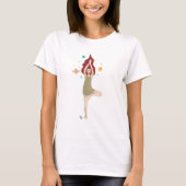 Yoga-Mädchen T-Shirt (Vorderseite)