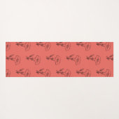 YOGA MAG A MONOGRAM AND CLOUD PATTER YOGAMATTE (Rückseite (Horizontal))