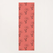 YOGA MAG A MONOGRAM AND CLOUD PATTER YOGAMATTE (Rückseite)