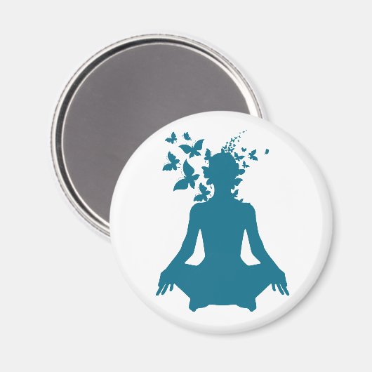 Yoga Magnet (Vorderseite/Rückseite)