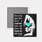 Yoga Magnet (Vorderseite/Rückseite)