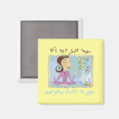 Yoga Magnet (Vorderseite/Rückseite)