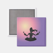 Yoga Magnet (Vorderseite/Rückseite)