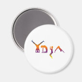 Yoga Magnet (Vorderseite/Rückseite)