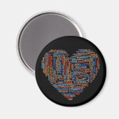 YOGA MAGNET (Vorderseite/Rückseite)