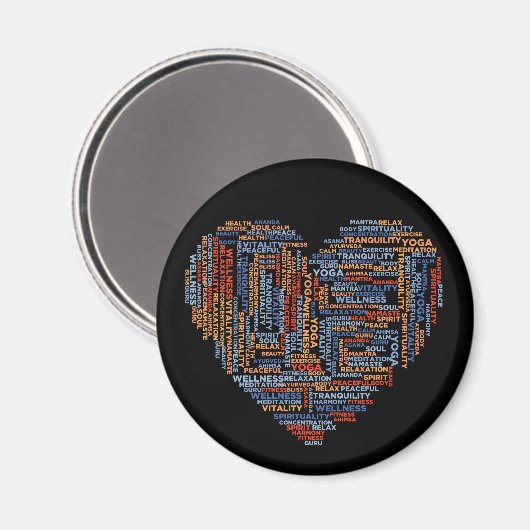 YOGA MAGNET (Vorderseite/Rückseite)