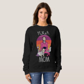 Yoga-Mama 1 Sweatshirt (Vorne ganz)