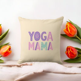 Yoga Mama Boho Pastel Kissen