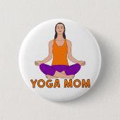 Yoga-Mama Button (Vorderseite)