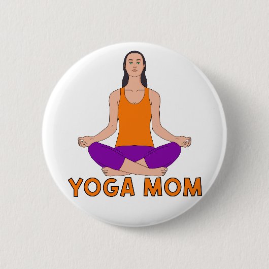 Yoga-Mama Button (Vorderseite)