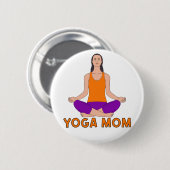Yoga-Mama Button (Vorne & Hinten)