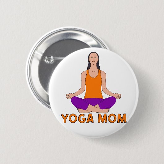 Yoga-Mama Button (Vorne & Hinten)