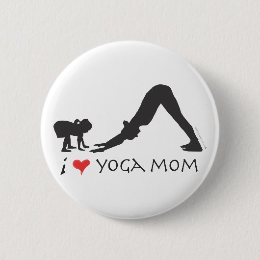 Yoga-Mama Button (Vorderseite)