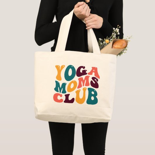 Yoga Mama Club Parco Civico-Ciani Jumbo Stoffbeutel (Vorderseite (Produkt))