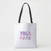 Yoga Mama Custom Foto Tote Bag Tasche (Vorderseite)