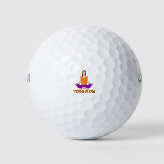 Yoga-Mama Golfball (Vorderseite)