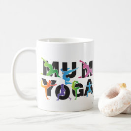 Yoga Mama Meditation Hobby Niedliche Mama Kaffeetasse
