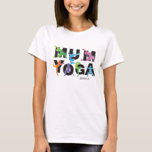 Yoga Mama Meditation Hobby Niedliche Mama T-Shirt