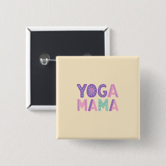 Yoga Mama Pastel Button Abzeichen