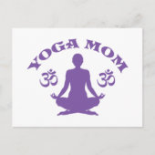 Yoga-Mama Postkarte (Vorderseite)
