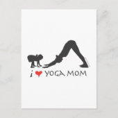 Yoga-Mama Postkarte (Vorderseite)