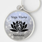 Yoga Mama Schlüsselanhänger (Vorne)
