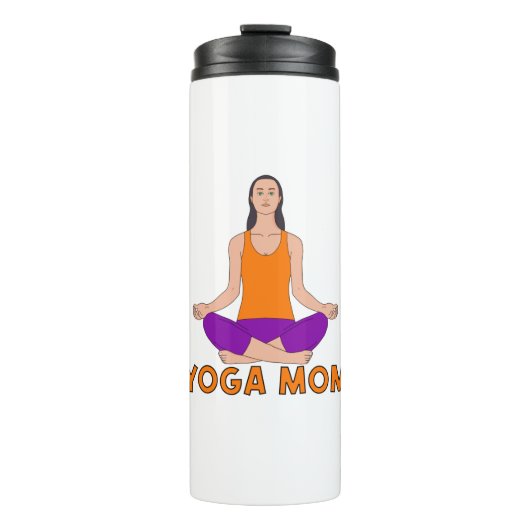 Yoga-Mama Thermosbecher (Vorderseite)