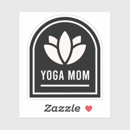 Yoga-Mama Yogi-Mutter Aufkleber (Blatt)
