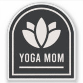 Yoga-Mama Yogi-Mutter Aufkleber (Vorderseite)
