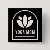 Yoga-Mama Yogi-Mutter Button (Vorderseite)