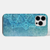 Yoga Mandala Boho Geist iPhone Hülle (Rückseite (Horizontal))